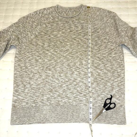 Lululemon Boxy Marled Knit Long Sleeve Sweater Women's L | Tan Beige | EUC - Picture 7 of 10